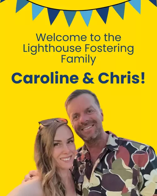 A Warm Welcome to Caroline & Chris image